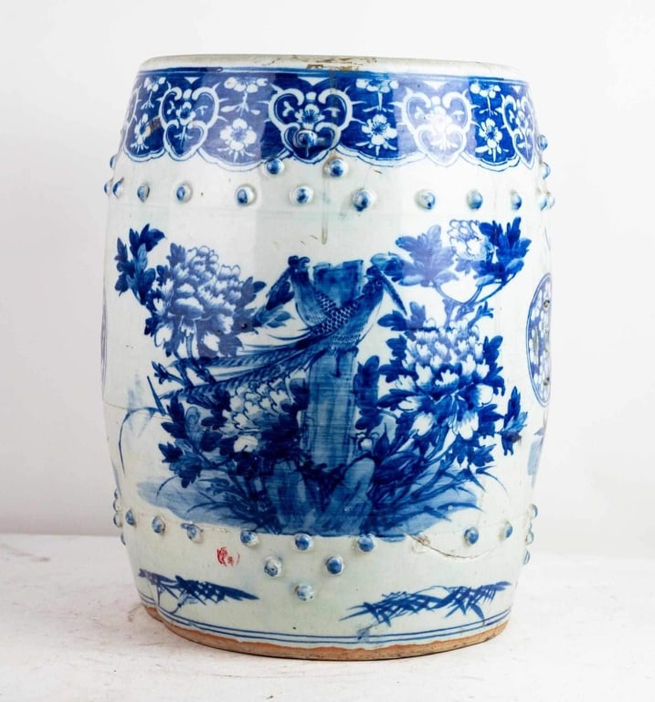 CHINESE ANTIQUE CERAMIC GARDEN SEAT (1 of 8)