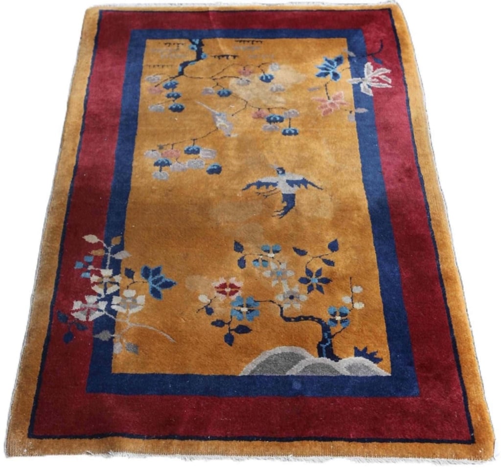 CHINESE ANTIQUE ART DECO RUG (1 of 5)