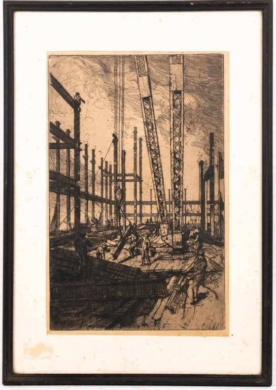 RALPH PEARSON, CHICAGO WORKERS ENGRAVING (1 of 6)