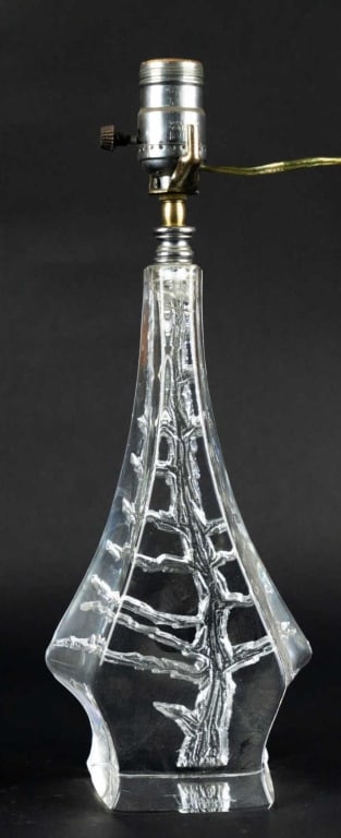 DAUM FRENCH CRYSTAL TABLE LAMP (1 of 4)
