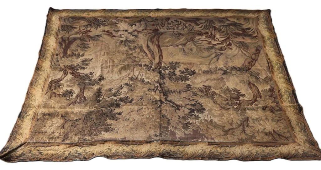 FRENCH ANTIQUE HAND WOVEN TAPESTRY (1 of 9)