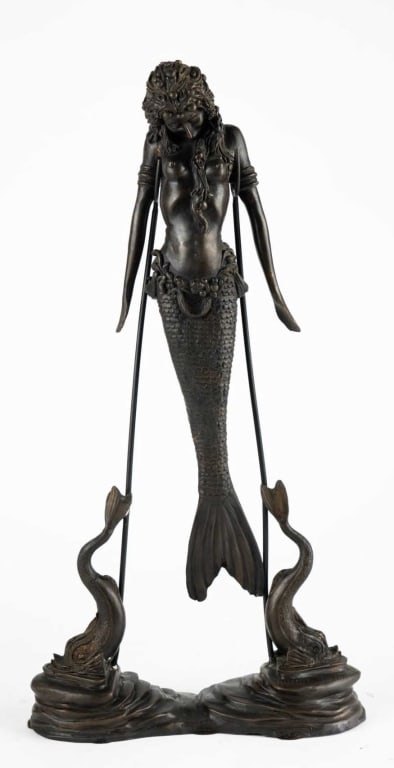 BRONZE SCULPTURE AFTER RAFAELLO 20TH C. (1 of 5)