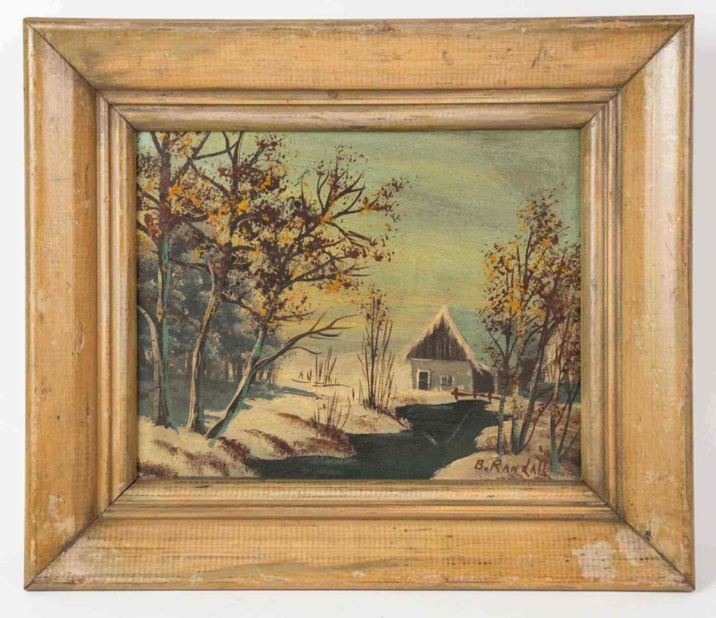 AMERICAN SCHOOL WINTER COTTAGE LANDSCAPE (1 of 7)
