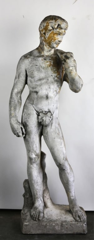 CLASSICAL VINTAGE CAST GARDEN STATUE (1 of 4)