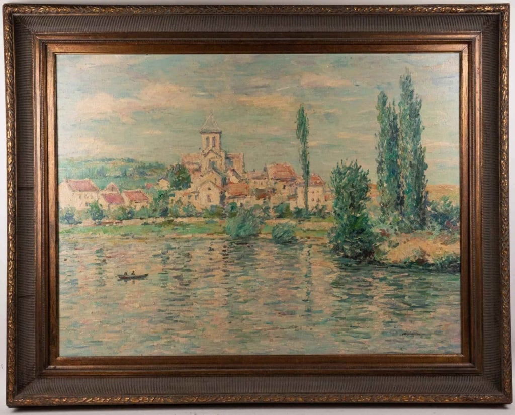 20TH C. IMPRESSIONIST LANDSCAPE, OIL ON CANVAS (1 of 7)