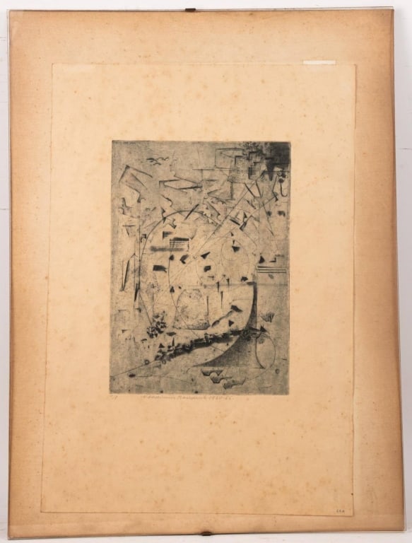 V. BOUDNIK, LITHO ON PAPER: Signed and numbered in pencil. Note: Each lot in this auction was stored in an active industrial warehouse. Accordingly, lots may exhibit dust and/or surface residue and may benefit from cleaning. App