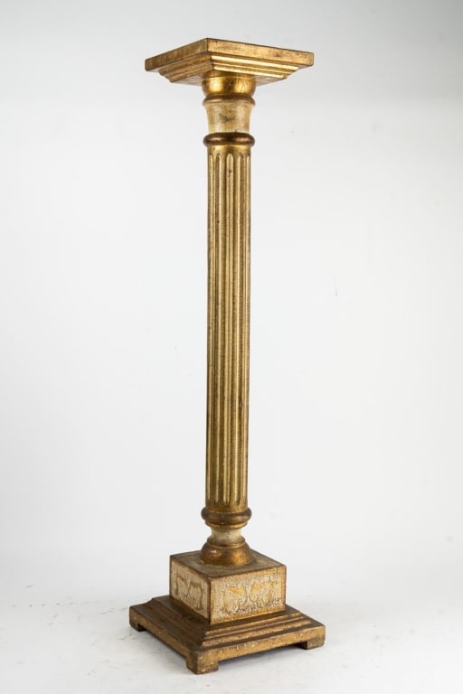 ITALIAN FLORENTINE FLUTED PEDESTAL (1 of 5)