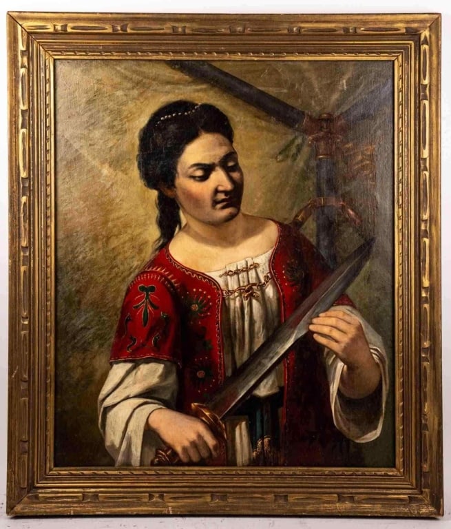 JUDAH, OIL ON BOARD, 1888: Oil on board. Signed to ll. Framed. Note: Each lot in this auction was stored in an active industrial warehouse. Accordingly, lots may exhibit dust and/or surface residue and may benefit from cleaning