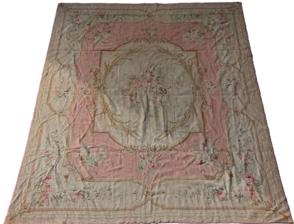 FRENCH AUBUSSON NEEDLEPOINT ROOM SIZE RUG (1 of 4)