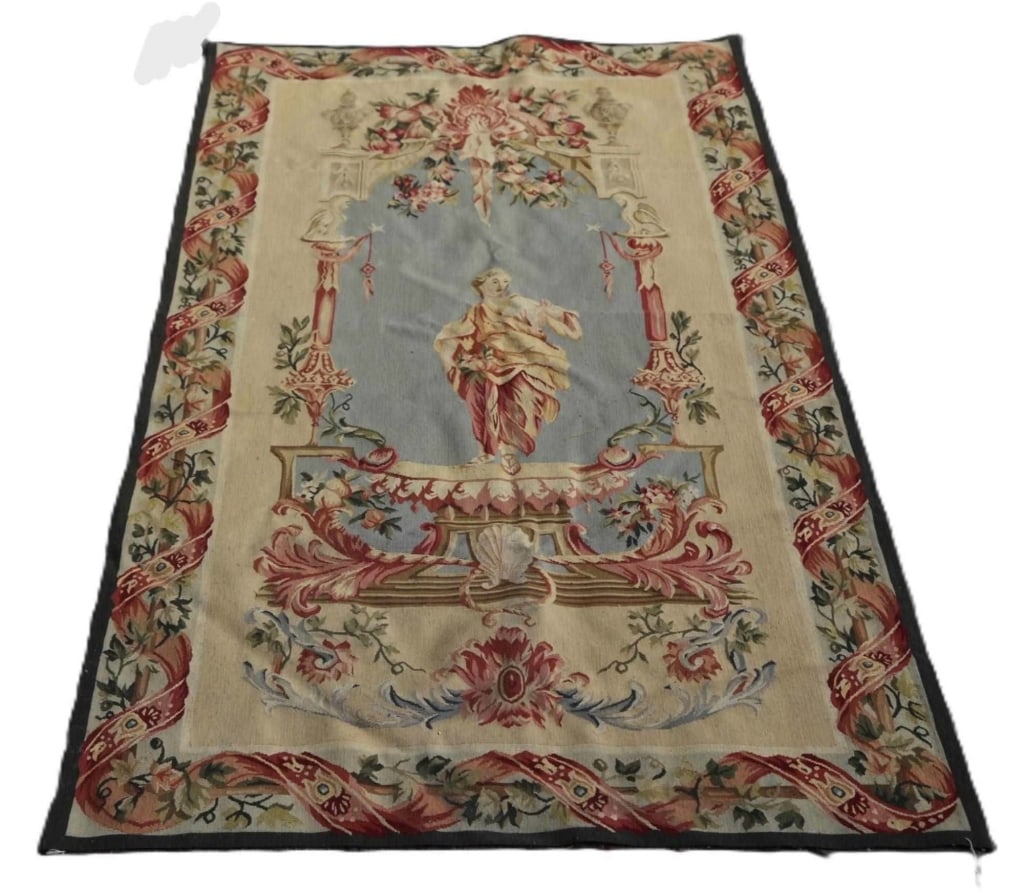 FRENCH NEEDLEPOINT AUBUSSON RUG (1 of 5)