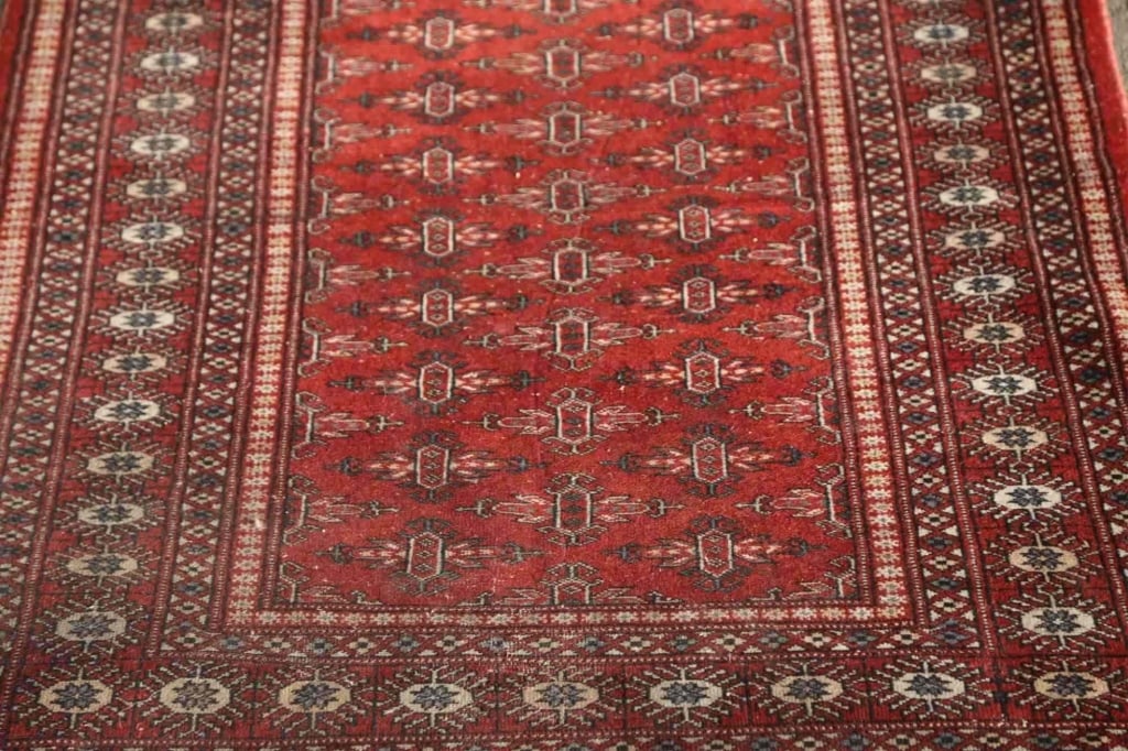 BOKHARA HAND WOVEN AREA CARPET (1 of 4)