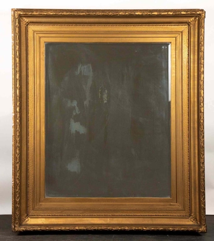 19TH C. PICTURE FRAME CONVERTED TO MIRROR (1 of 5)