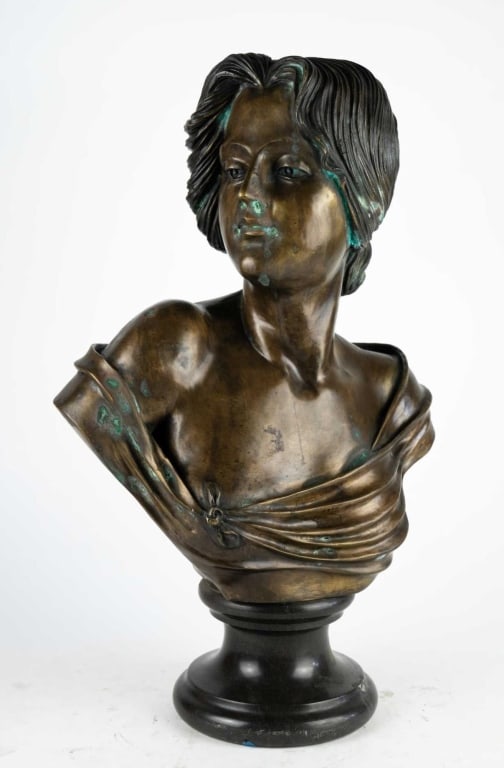 BRONZE "SUELE" BUST AFTER EMMANUEL VILLANIS (1 of 4)