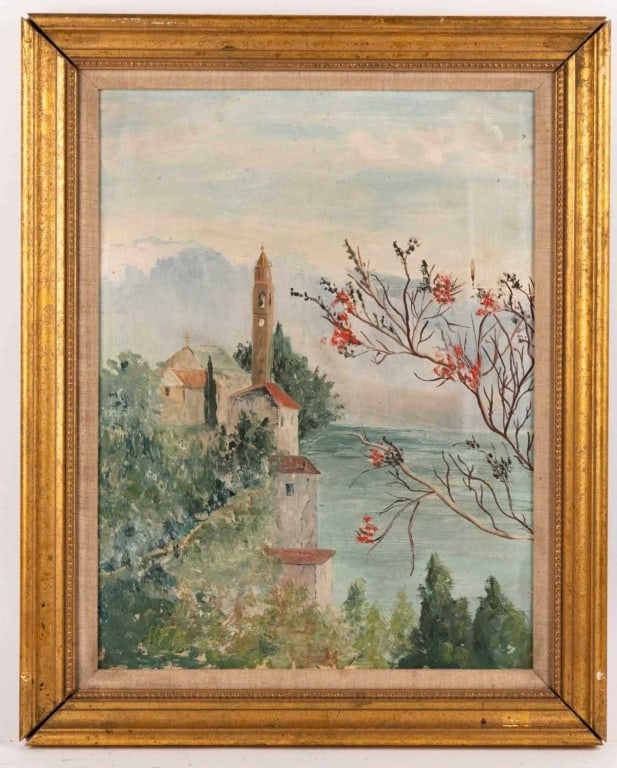 CONTINENTAL SCHOOL SEASCAPE, OIL ON BOARD (1 of 7)