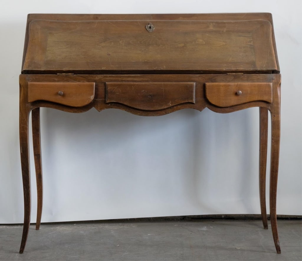 ITALIAN SLANT FRONT WRITING DESK (1 of 6)