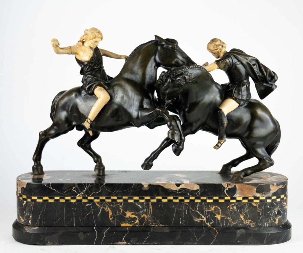 CLASSICAL FRENCH BRONZE SCULPTURE (1 of 6)