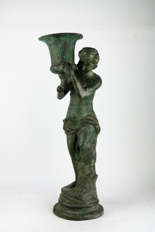 CLASSICAL FIGURAL URN PLANTER (1 of 6)