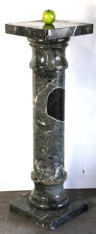 BLACK MARBLE PEDESTAL (1 of 4)