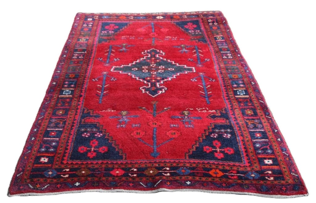 PERSIAN HAND WOVEN TRIBAL AREA RUG 8X4 (1 of 5)