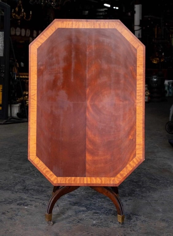 ENGLISH ANTIQUE TILT-TOP TEA TABLE (1 of 4)