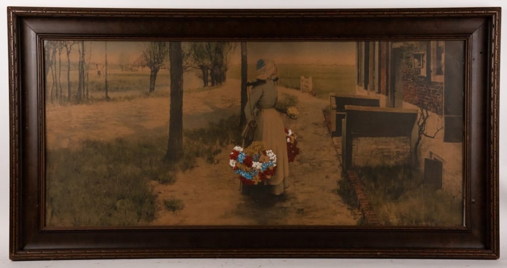 G. HITCHCOCK, 'FLOWER GIRL IN HOLLAND', PRINT (1 of 5)