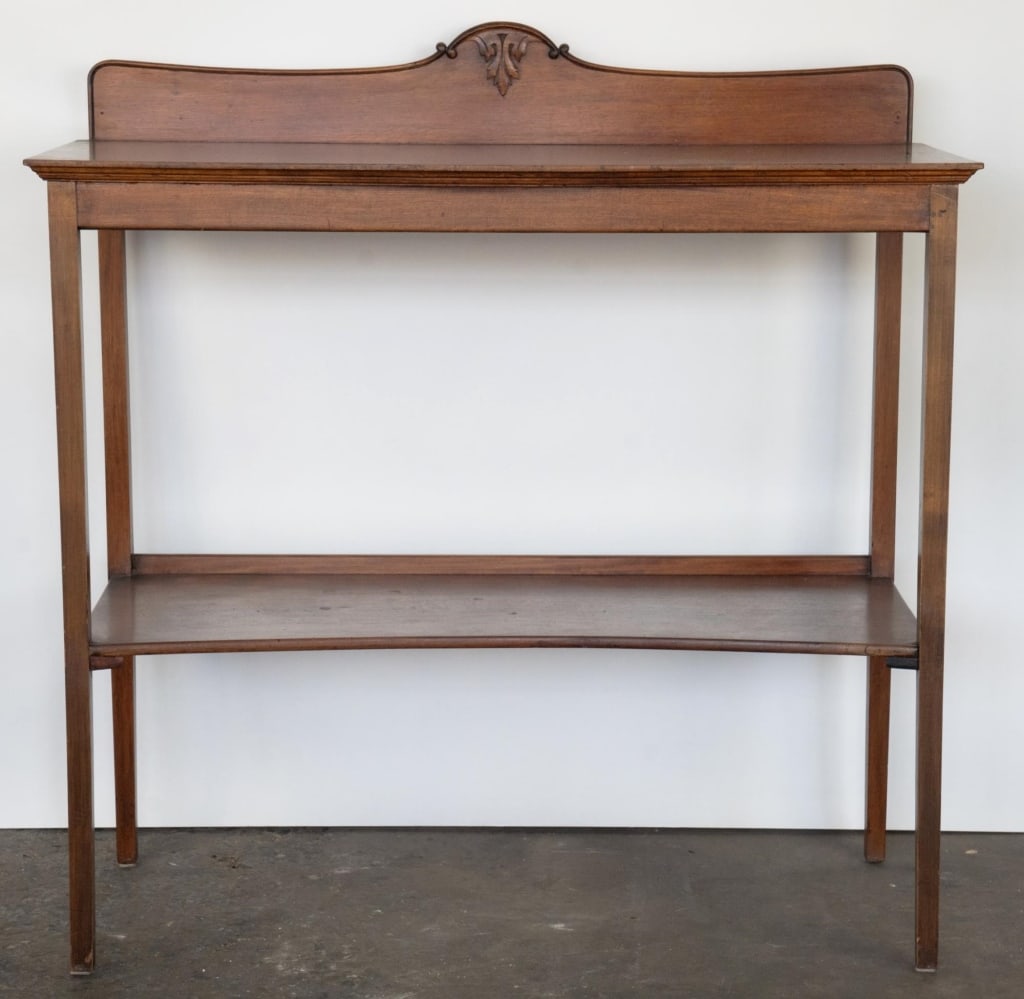 AMERICAN MAHAGONY TWO-TIERED SERVER (1 of 4)