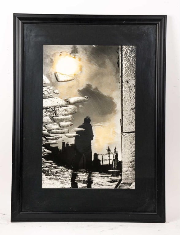 MICHAEL CHISHAM, PHOTOGRAPH: Michael Chisham, photograph. Note: Each lot in this auction was stored in an active industrial warehouse. Accordingly, lots may exhibit dust and/or surface residue and may benefit from cleaning. Appro