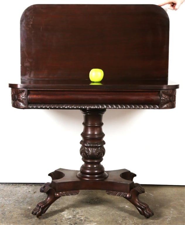 AMERICAN ANTIQUE GAME TABLE (1 of 6)