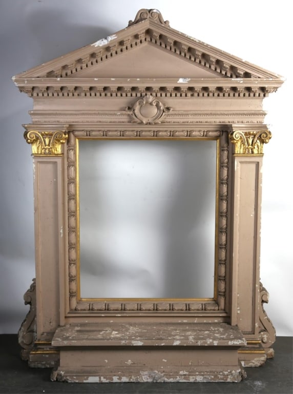 AMERICAN ANTIQUE ARCHITECTURAL PLASTER FRAME (1 of 4)