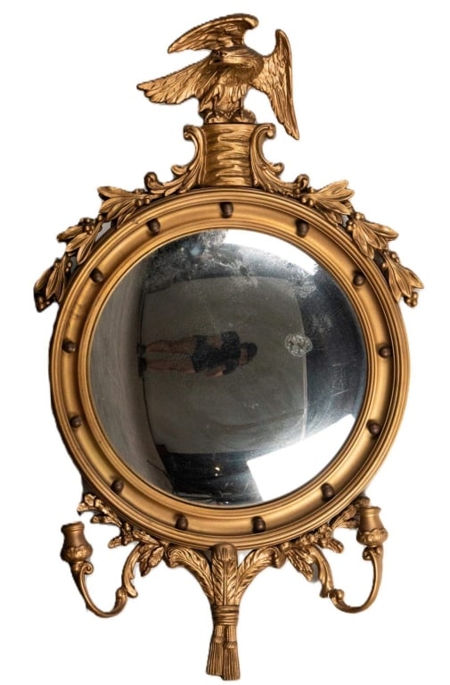 FEDERAL STYLE BULLSEYE MIRROR (1 of 5)