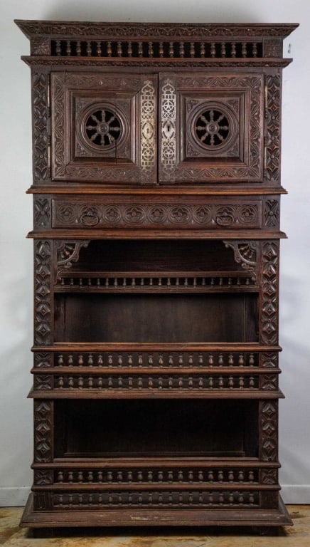 19TH C. FRENCH BRETON CABINET (1 of 3)