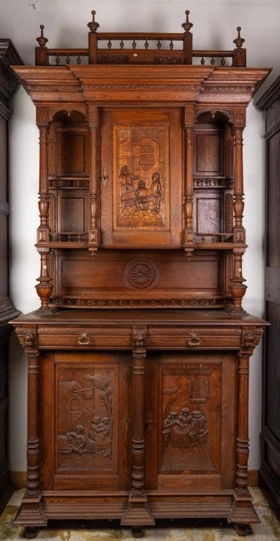 FRENCH RENAISSANCE REVIVAL BUFFET (1 of 5)