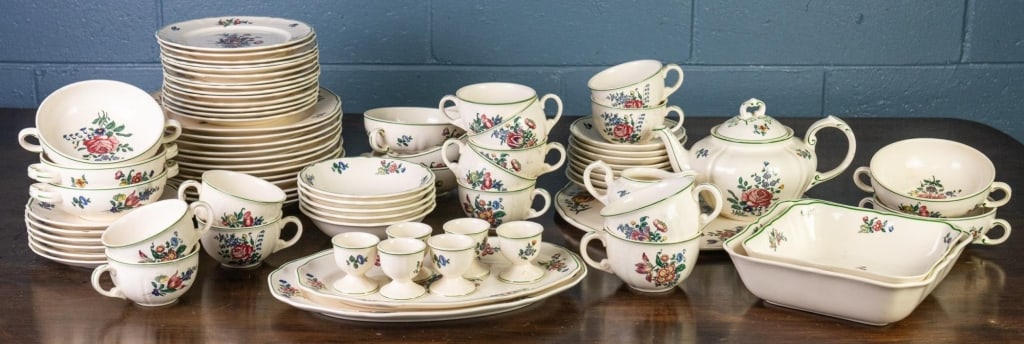 79PC VILLEROY & BOCH ALT STRASSBURG POTTERY SET (1 of 6)