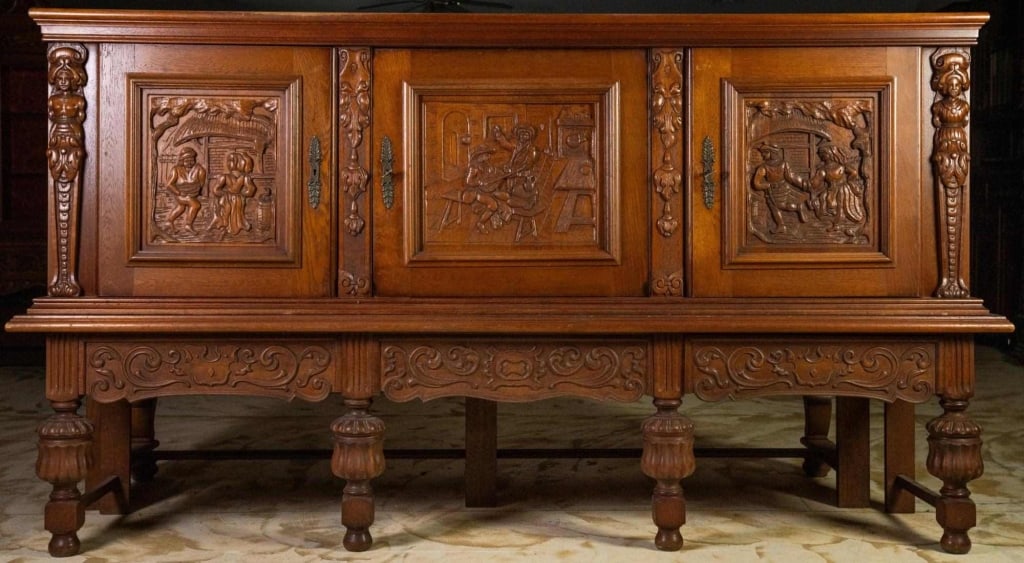 MONUMENTAL FRENCH RENAISSANCE REVIVAL SIDEBOARD (1 of 4)