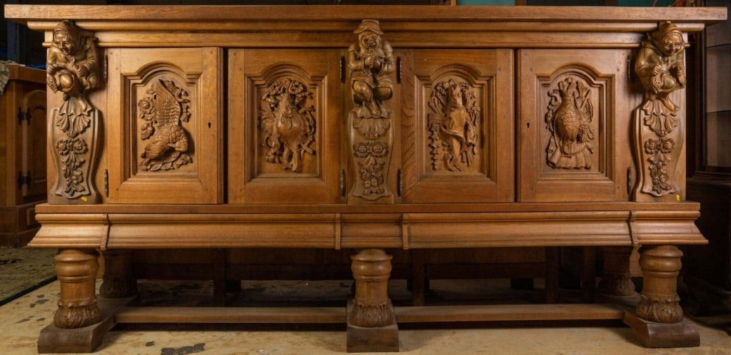 MONUMENTAL FRENCH RENAISSANCE REVIVAL SIDEBOARD (1 of 5)