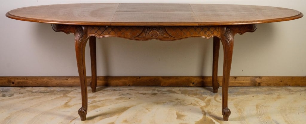 FRENCH OAK PARQUETRY DINING TABLE (1 of 4)