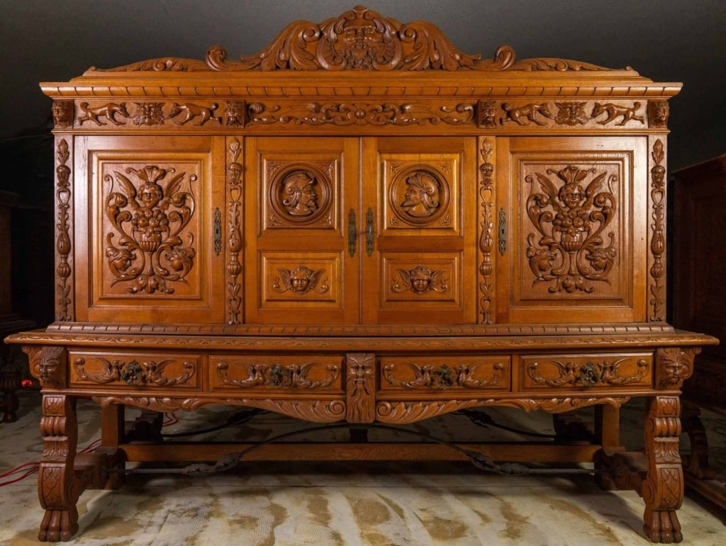 MONUMENTAL FRENCH RENAISSANCE REVIVAL SIDEBOARD (1 of 5)