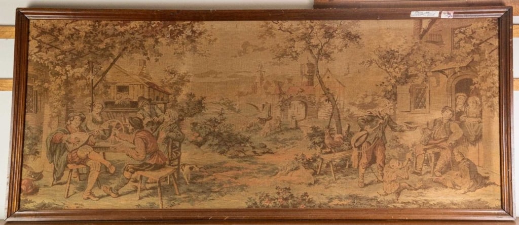 FRENCH FRAMED TAPESTRY (1 of 4)
