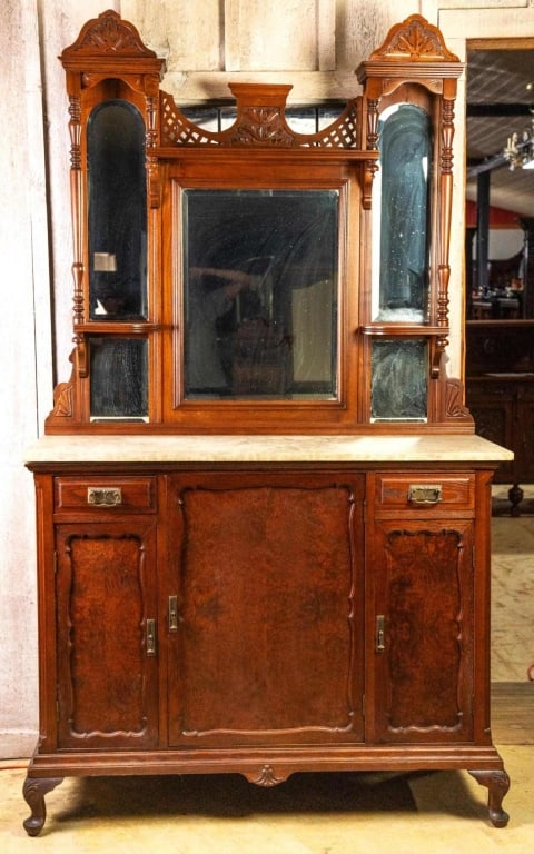 FRENCH BURL WALNUT DRESSING VALET (1 of 5)