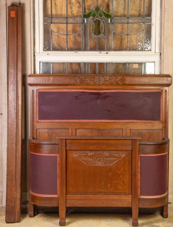 FRENCH ART NOUVEAU FULL BED (1 of 1)