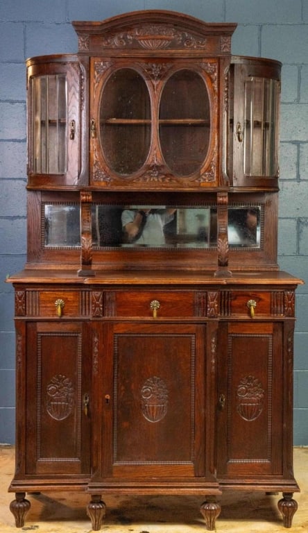 FRENCH ART NOUVEAU VINTRINE BUFFET (1 of 6)