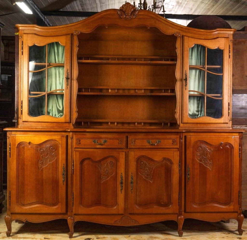 FRENCH OAK VITRINE DEUX CORPS (1 of 6)