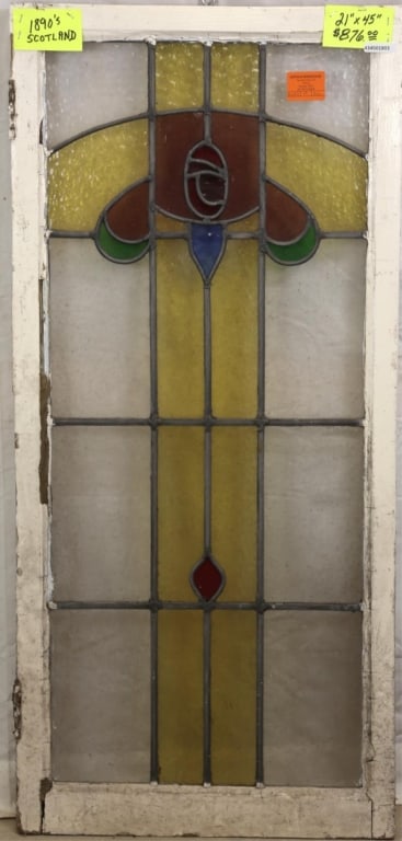 SCOTTISH STAINED GLASS PANEL (1 of 2)