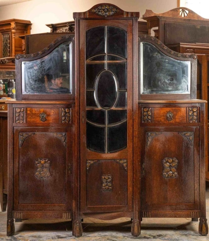 FRENCH ART DECO DRESSING VITRINE (1 of 4)