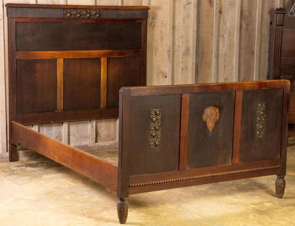 FRENCH ART DECO FULL BED (1 of 3)