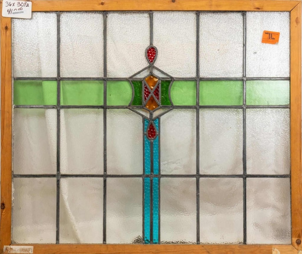 IRISH STAINED GLASS PANEL (1 of 3)