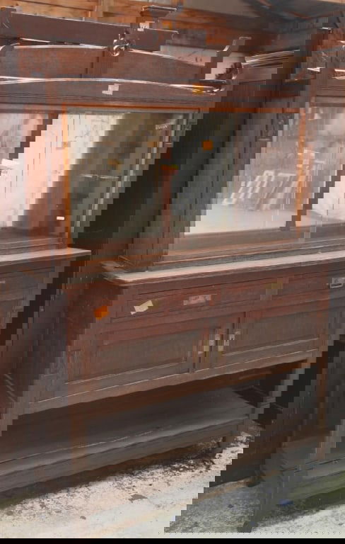 FRENCH ART DECO VITRINE BUFFET (1 of 5)