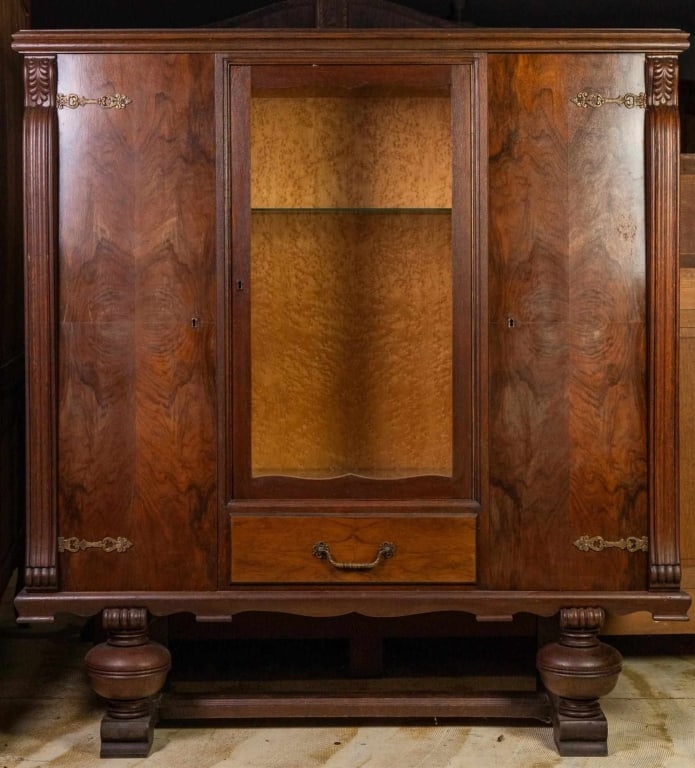 FRENCH ART DECO VITRINE CABINET (1 of 4)