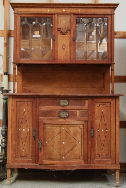 FRENCH ART DECO VITRINE BUFFET (1 of 4)