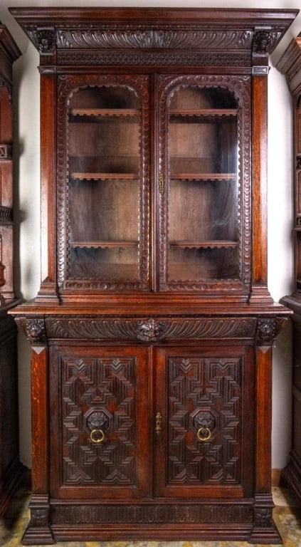 FRENCH RENAISSANCE REVIVAL BOOKCASE (1 of 4)